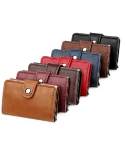 RFID Genuine Leather Card Case