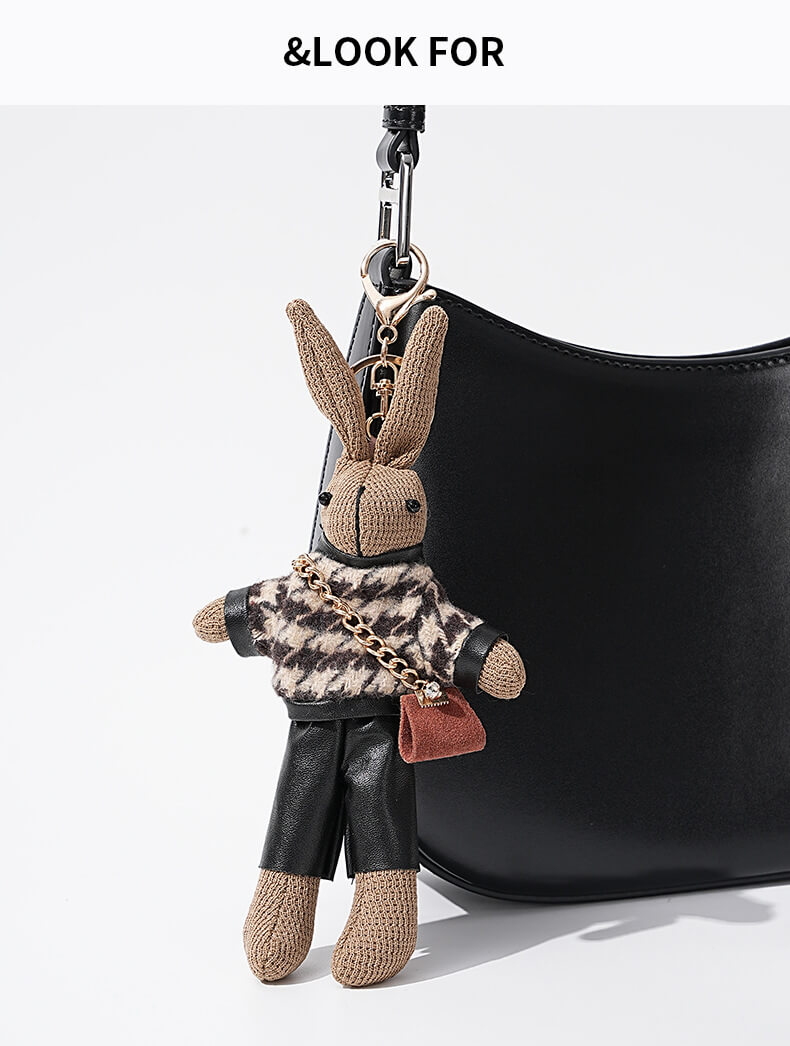 Cute Rabbit Bag Charm