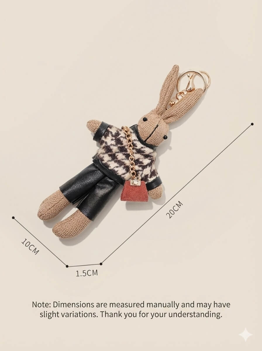 Cute Rabbit Bag Charm