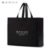 Exquisite BANGE black gift bag with logo and carry handles