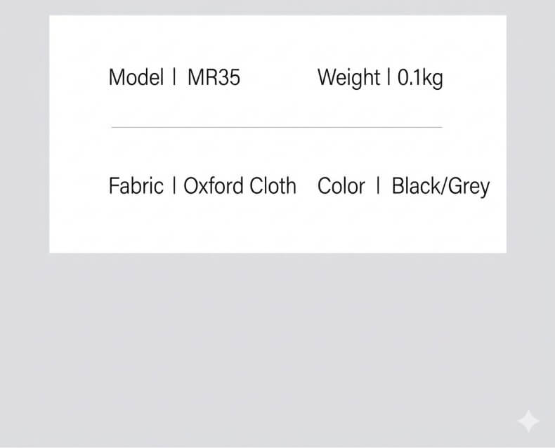 Minimalist Travel Bag