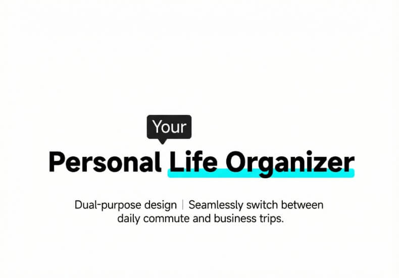 Minimalist Travel Bag