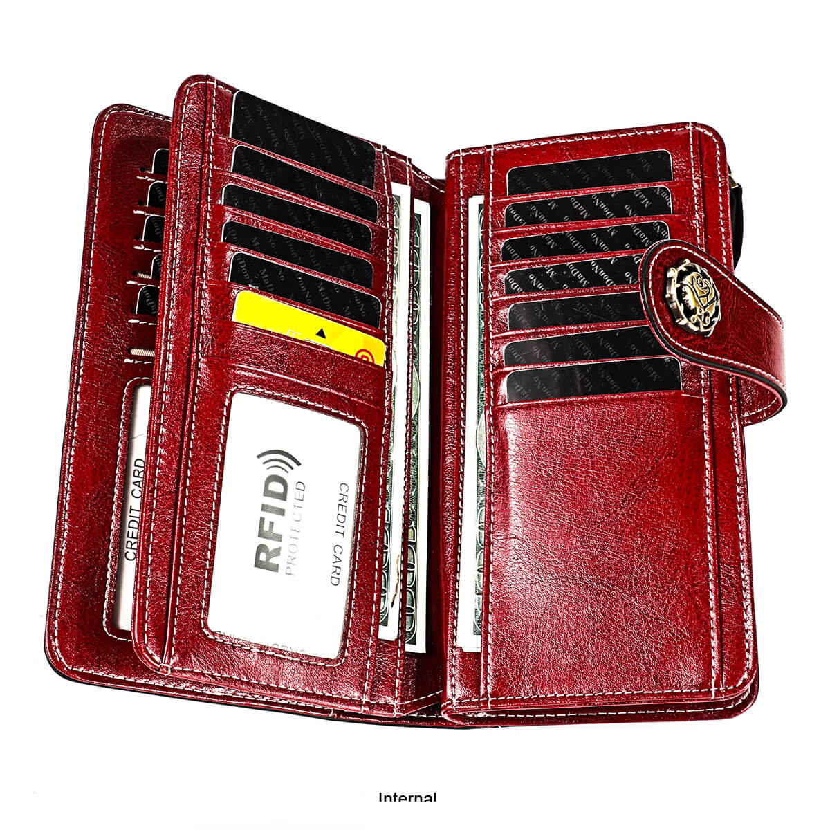RFID Genuine Leather Wallet
